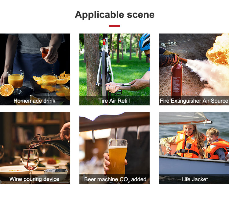 33g CO2 Thread Cartridges Cylinders